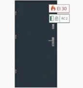 Drzwi wewnątrz lokalowe do mieszkań MAR-TOM Defender model D 00 RC2 EI30