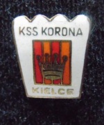 Odznaka Korona Kielce klubowa wypukła 