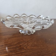 Patera kryształowa na stopie - Bohemia