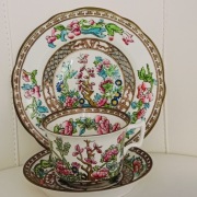 **filiżanka wzór indyjski porcelana stary COALPORT 1891-1919