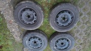 4x Uniroyal RainExpert 5 165/70 R14 85 T XL oraz 4x felga 5.0x14 5x100 ET35