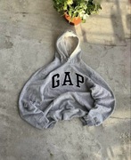 Bluza gap z haftowanym Logo z kapturem oversize vintage