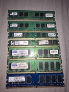 Pamięci RAM DDR2 DIMM 5x2GB + 2x1GB