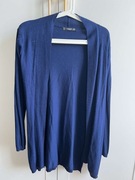 Sweter damski Klasyczny Kardigan Narzutka MANGO niebieski r. 36 S