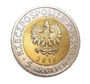 5 złotych 2016 Zamek Książąt Pomorskich 