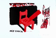 Red Chair – grafika (serigrafia), 50 x 35 cm.