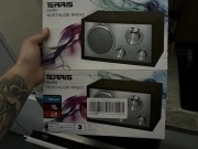 Radio sieciowe fm terris nrb 264 brazowe bluetooth vintage stylowe now