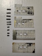 tabliczki z numerami oraz fabryczne na lokomotywy Lxd2