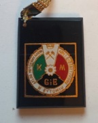 KMGiE BYTOM KLUB MOTOROWY GÓRNIKÓW I EN. kolekcjonerski brelok sportowy PRL