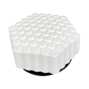 Duży kinkiet Plaster Miodu plafon Czechosłowacja Kamenický Šenov lata 60.