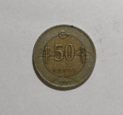 Moneta 50 Kurus - Turcja 2009 rok