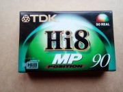 Kaseta do kamery Hi8 firmy TDK P5 90