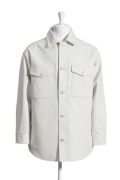 H&M Maison Martin Margiela  biała skórzana kurtka