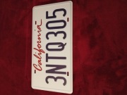 Replika kopia tablica rejestracyjna California 30x15 cm