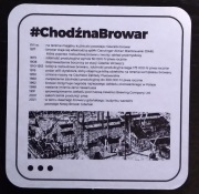 Podstawka nowy browar gdański  GDANB-002 czarne kropki (wersja 2) 