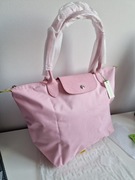 Pudrowy róż/ pink torebka LONGCHAMP roz L 