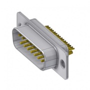 DT15PZ/2 Gniazdo D-Sub 15-pin wysokiej jakości złącze męskie - Deltron AG