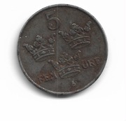 Szwecja  żelazo  5 ore 1942