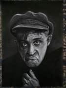 Witkacy. Portret suche pastele 50x70 cm