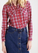 Koszula w kratę  czerwona LEE róż M 