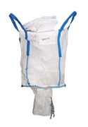 Worek big-bag 82x82x95 z lejami górnym i dolnym oraz wkładem foliowym 