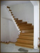 Schody z drewna DĄB jesion PŁOCK