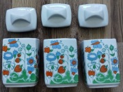 Porcelana Bogucice 3X pojemnik przyprawy ładny