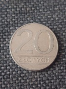 MONETA 1986 20 ZŁ