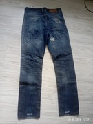 spodnie jeans fishbone rozmiar 29/32 używane 