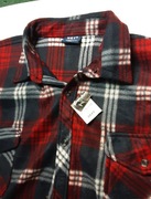  Koszula męska polarowa rozm.3XL Długi rękaw Nowa 