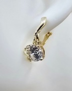 Kolczyki stal chirurgiczna z wyrazistym kamieniem eleganckie [K016]