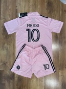 Komplet koszulka i spodenki Miami Messi piłkarska