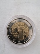 22. Hiszpania 2021. Toledo - Unesco. Moneta 2 euro €. Mennicza.