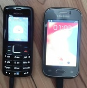 Zestaw telefonów Samsung Galaxy Young i Nokia 3110c