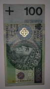 Banknot 100 zł seria YK