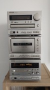 Onkyo 185 mini wieża Ampli z CD,magnetofon,minidisc,pilot