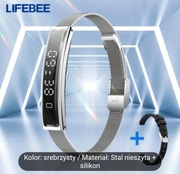 Nowy, elegancki SmartBand w kolorze srebrnym