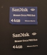 SanDisk memory stick pro Duo magic gate 4GB