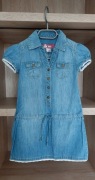 H&M Jeansowa sukienka szmizjerka Rozm. 116