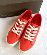 Timberland – nowe sneakersy "Skyla Bay" Canvas Oxford r.37  malinowe