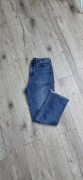 Desigual Ciemne dżinsy prosta nogawka  straight leg jeans r. 38