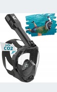 Khroom Seaview Pro maska do nurkowania pełnotwarzowa S/M, L/XLczarna u
