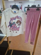 Komplet Psi patrol Skye zestaw bluzka + leginsy prążekr. 122/128