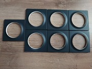 Fibaro Walli Ramka Ozdobna 1X Czarna / Antracyt