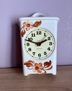 Ścienny zegar ceramiczny - PRL