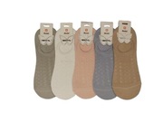 5x Skarpety Damskie Stopki Niskie-Baleriny z Modalem  39-42 