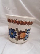 Osłonka na doniczkę w ludowy wzór