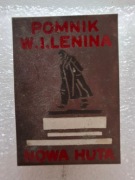 Wpinka przypinka odznaka PRL " POMNIK LENINA NOWA HUTA "