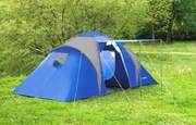 DUŻY 4 OSOBOWY NAMIOT ACAMPER WODOODOPORNY 9000mm 2 DUŻE SYPIALNIE PODUSZKA