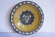 Talerz ozdobny ceramiczny